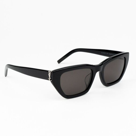 NEW Saint Laurent SLM127/F 001 Black Cat Eye Women Sunglasses main image 7